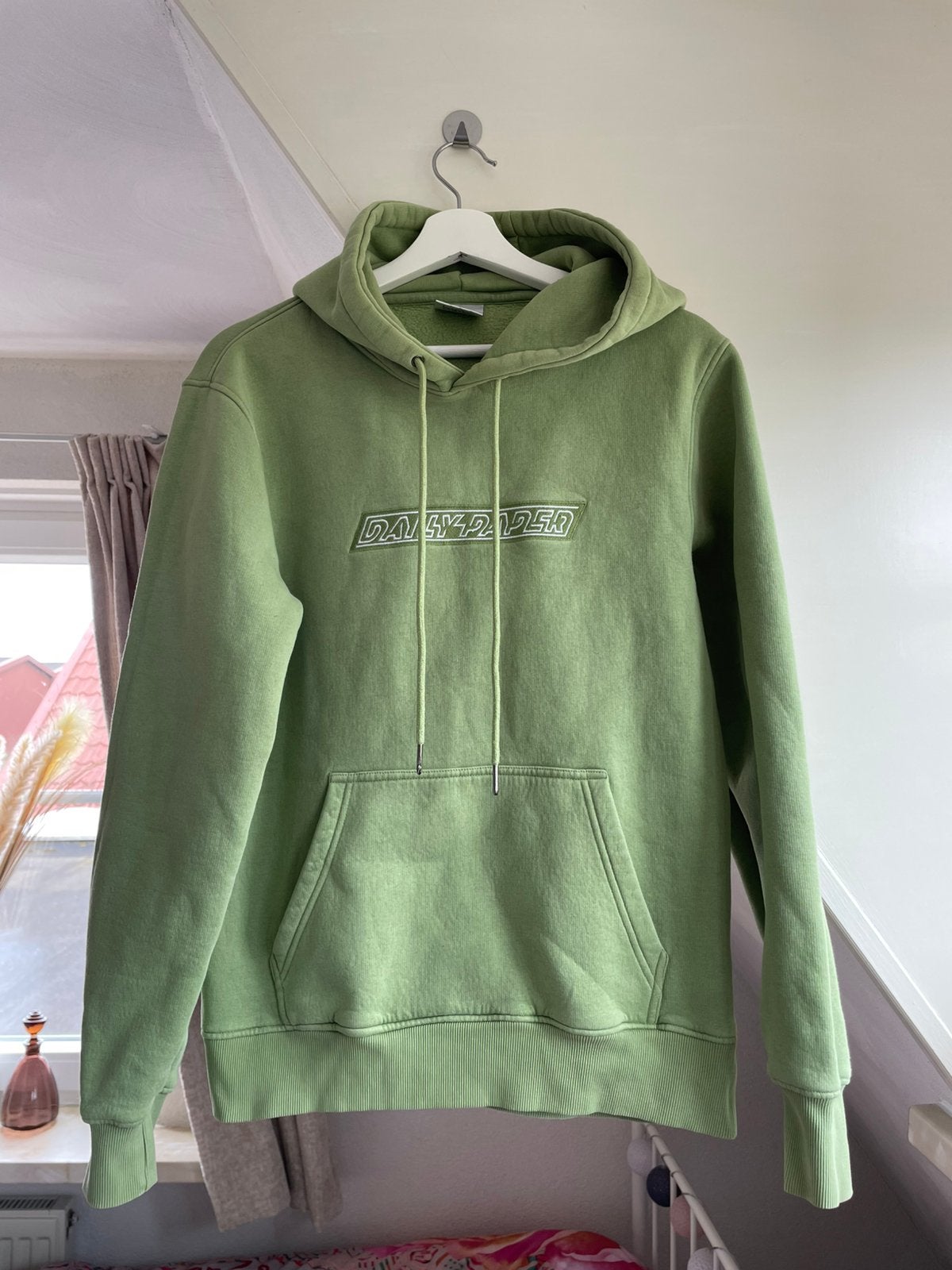 Hoodie groen daily paper, maat s, Ophalen of Verzenden, Zo goed als nieuw, Maat 36 (S), Groen