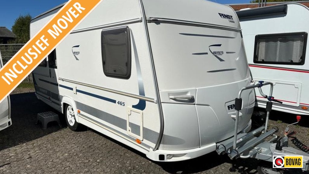 Fendt Bianco 465 SFB FRANSBED MOVER + ISABELLA, Caravans en Kamperen, Rondzit, Bedrijf, Schokbreker, Overige typen
