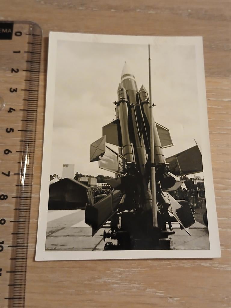 English Electric Thunderbird luchtdoel raket Foto Luchtvaart, Ophalen of Verzenden, Zo goed als nieuw, Kaart, Foto of Prent