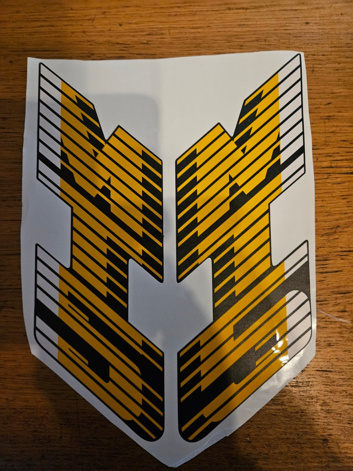 Honda mt 5 stickerset/transferset Zwart/Geel., Fietsen en Brommers, Ophalen of Verzenden, Nieuw, Frame, Honda mt 5/8