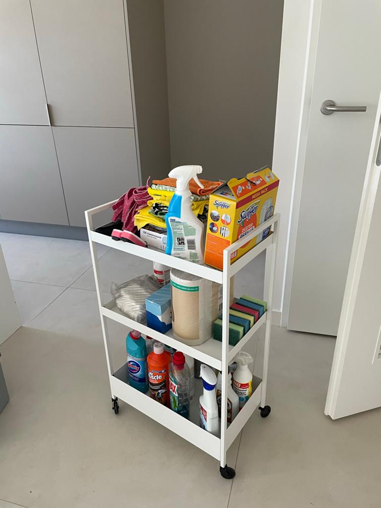 IKEA opberg trolley - wit, Ophalen, Zo goed als nieuw