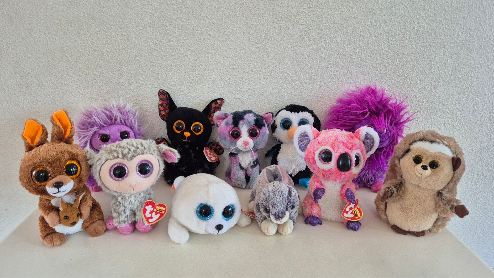 Set Ty Beanie Boo's knuffels - 11 stuks, Overige karakters, Ophalen of Verzenden, Klein (minder dan 20 cm), Ty