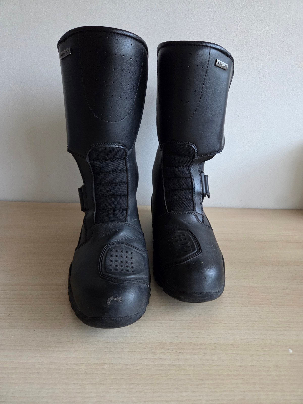 Motorlaarzen maat 43 – waterdicht, Ophalen of Verzenden, Tweedehands, Heren, Laarzen