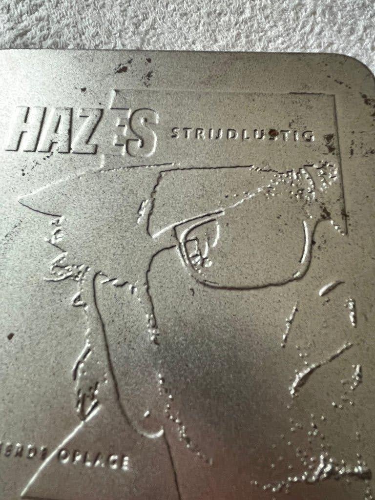 Andre Hazes strijdlustig cd in blik, Verzenden, Zo goed als nieuw, Levenslied of Smartlap