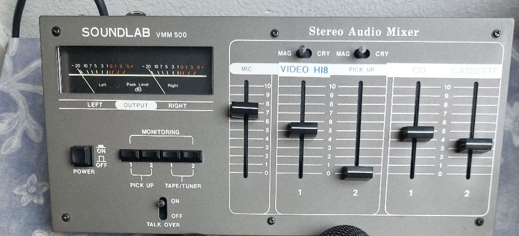 mengpaneel, Muziek en Instrumenten, Mengpanelen, Ophalen of Verzenden, Gebruikt, Minder dan 5 kanalen, Microfooningang