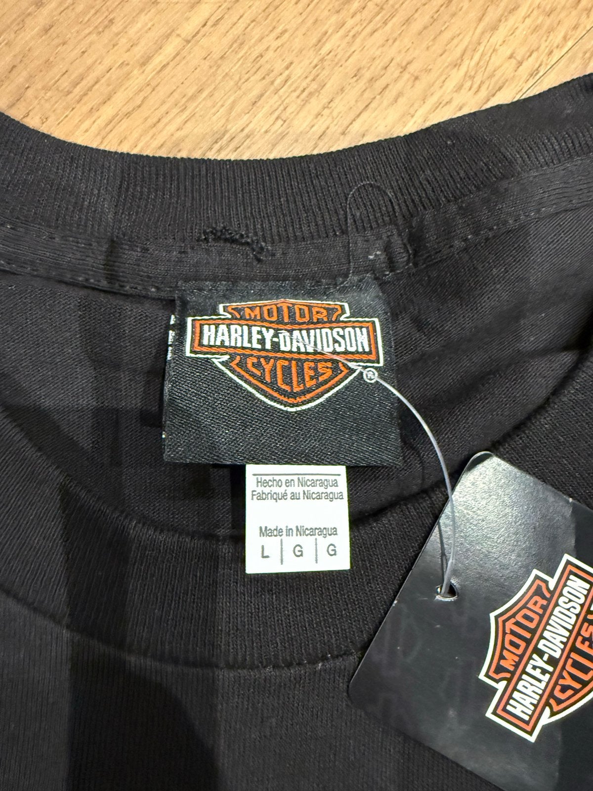Harley-Davidson Military Dog Tags T-shirt Zwart Maat L, Kleding | Heren, T-shirts, Nieuw, Maat 52/54 (L), Zwart, Ophalen of Verzenden