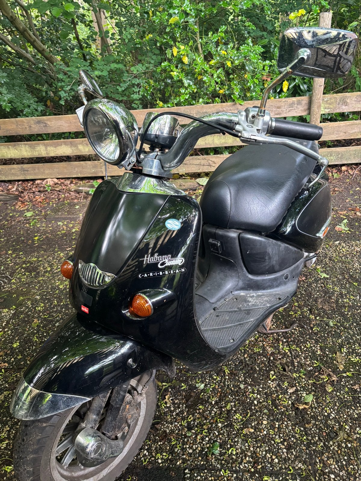 Brom Aprilia Habana Custom 50cc 2-takt Scooter uit 2001, Fietsen en Brommers, Ophalen, Gebruikt, Tweetakt, Mojito of Habana