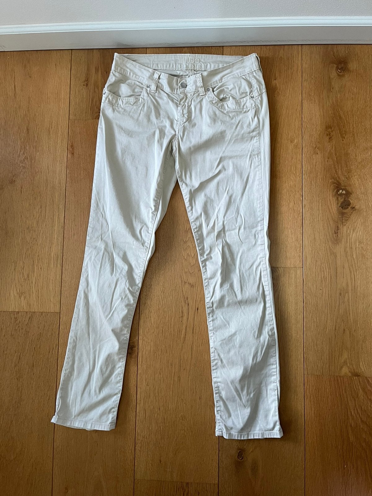 Liu jo broek, Kleding | Dames, Maat 38/40 (M), Verzenden, Beige, Zo goed als nieuw