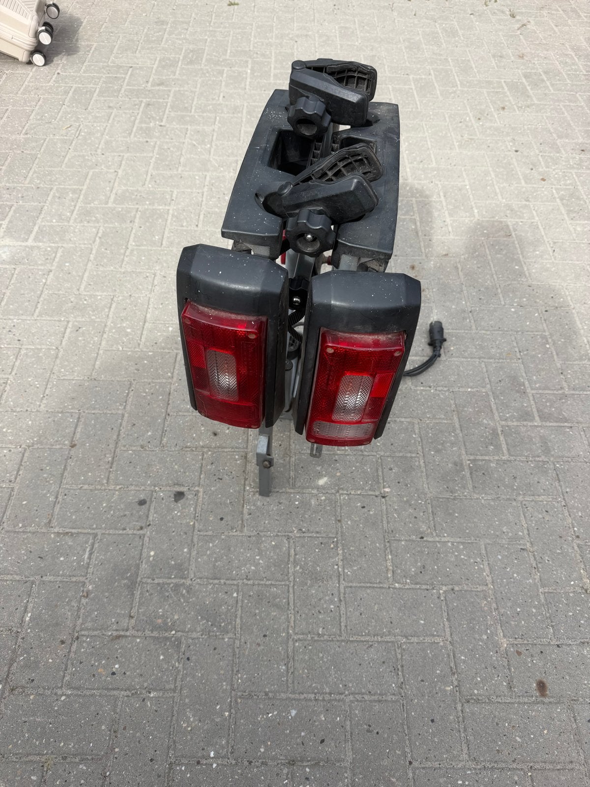 Gebruikte fietsendrager met schade, Ophalen, 2 fietsen, Gebruikt, Trekhaakdrager