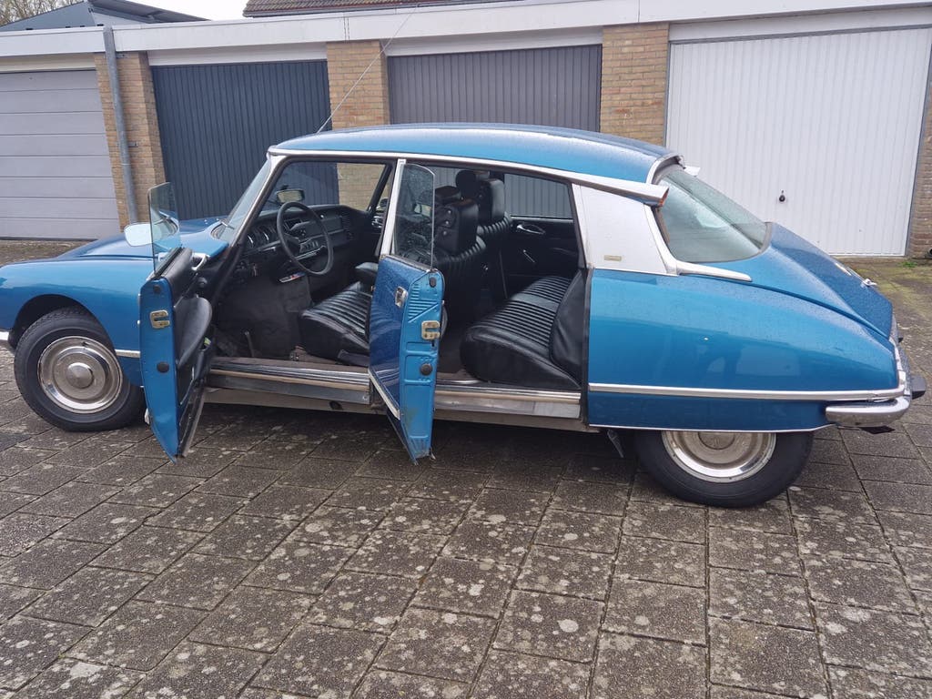 prachtige ds pallas 2300,5-bak,delta bleu uit 1973 op lpg, foto 4