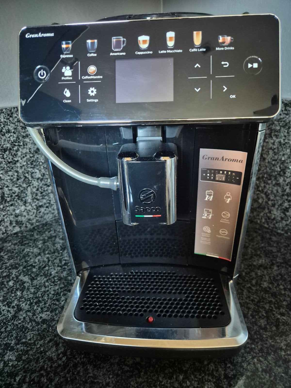 SAECO GranAroma SM6580/00 - Volautomatische espressomachine, Witgoed en Apparatuur, Ophalen, Afneembaar waterreservoir, Espresso apparaat