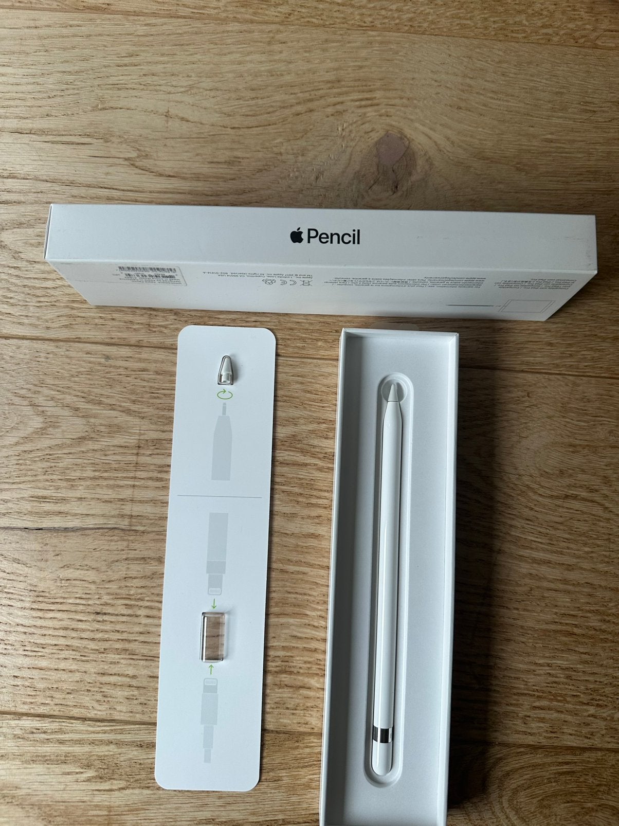 Apple pencil 1e generatie model A1603, 10 inch, Verzenden, Wit, Zo goed als nieuw