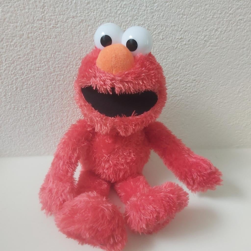 Elmo Knuffel Sesamstraat - Zo goed als nieuw, Gebruikt, Overige merken, Overige karakters, Overige typen