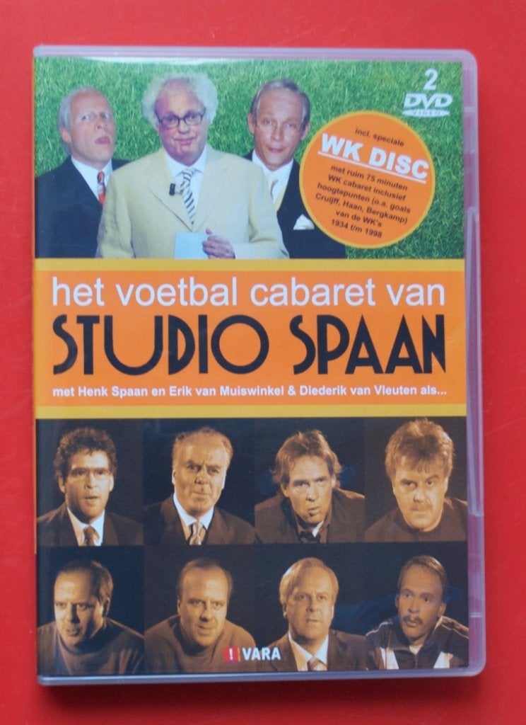 Het voetbal cabaret van Studio Spaan Henk Erik Muiswinkel, Alle leeftijden, Ophalen of Verzenden, Gebruikt, Overige genres