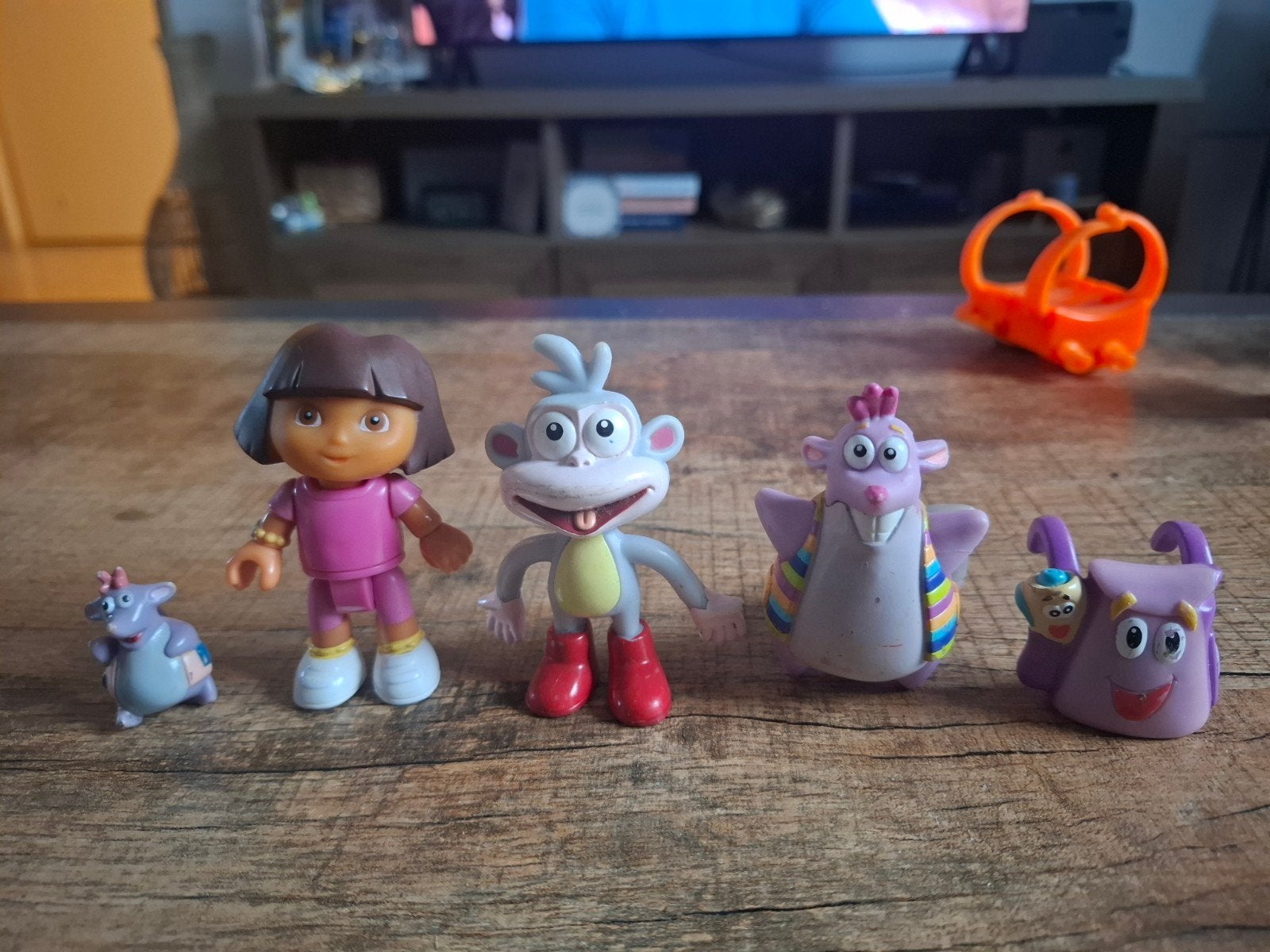 Dora the Explorer speelset met figuren, Ophalen of Verzenden, Gebruikt