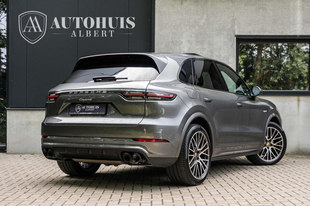 Porsche Cayenne E-Hybrid Lucht Pano Bose Matrix Chrono 21", Auto's, Porsche, Automaat, Cayenne, Gebruikt, Zwart