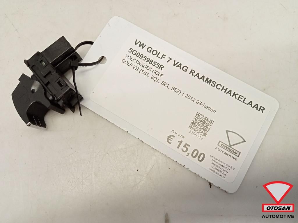 VW Golf 7 VAG Raamschakelaar 5G0959855R, Gebruikt, Volkswagen, Volkswagen AG, Berliner Ring 2
38440  Wolfsburg, DE
