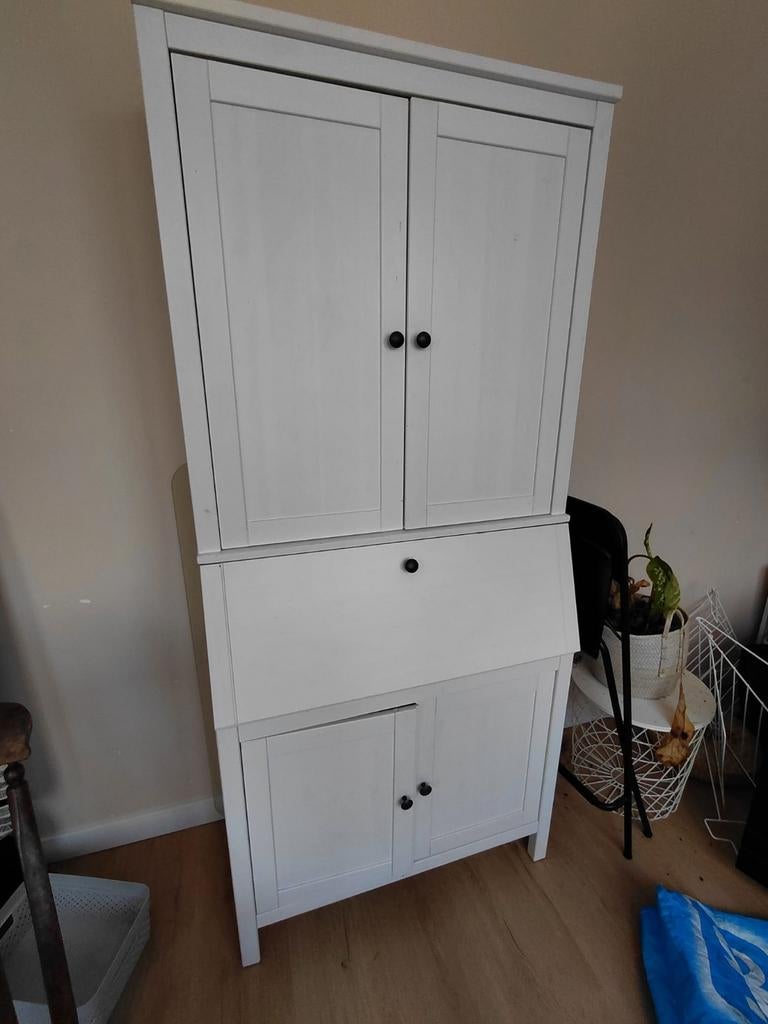 IKEA Hemnes secretaire kast (achterwand ontbreekt), Huis en Inrichting, Kasten | Secretaires, Ophalen of Verzenden, Gebruikt, Landelijk, Scandinavisch