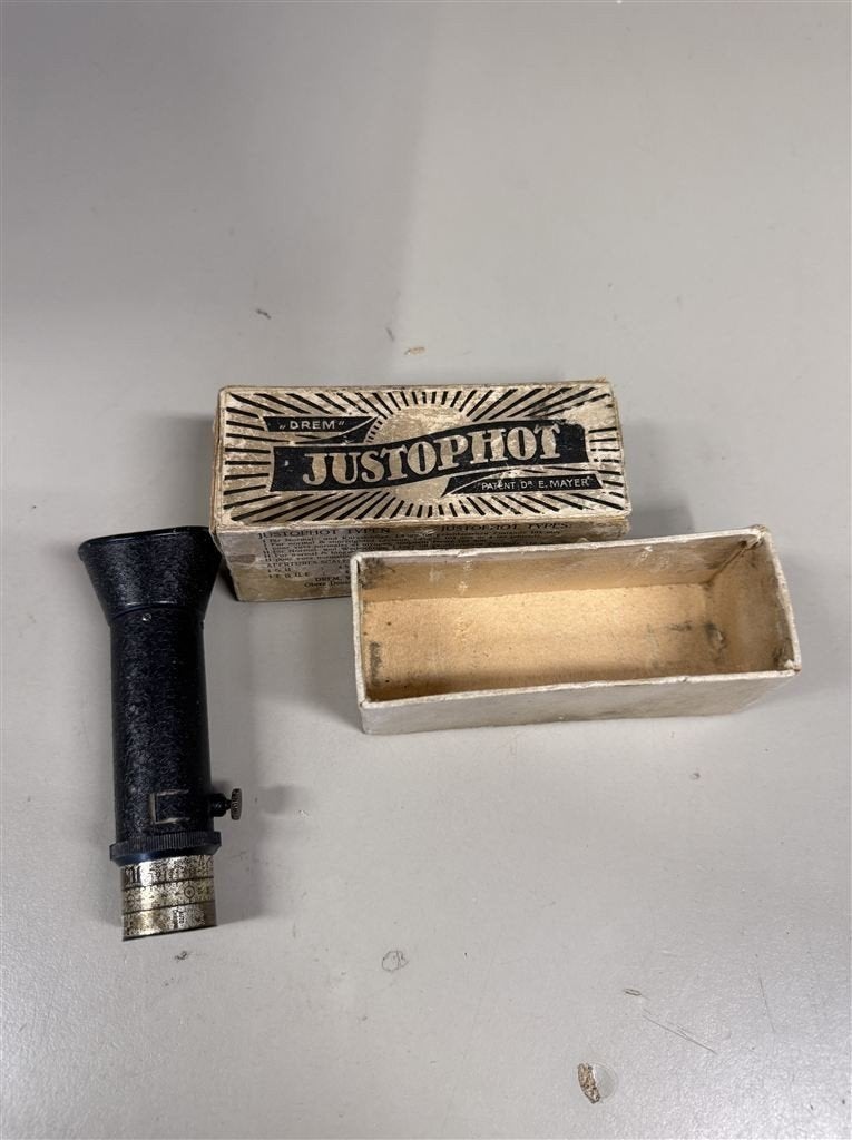 Vintage Justophot Instoscope lichtbelichtingsmeter van Drem, Audio, Tv en Foto, Optische apparatuur | Microscopen, Ophalen of Verzenden