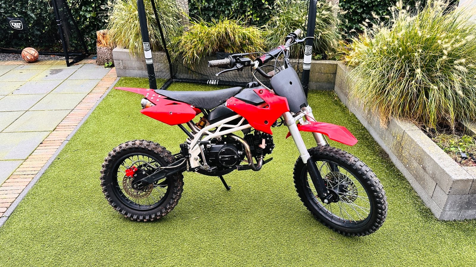 Pitbike 125cc 4takt loopt goed!, Ophalen, 125 cc, Schijfrem, Pitbike
