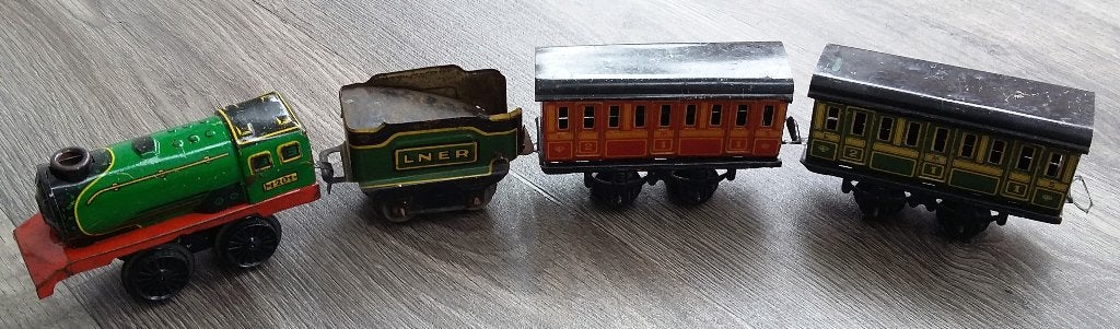 Omstreeks1925-1950 Blikken Trein Tender Wagon Wagons Germany, Ophalen of Verzenden
