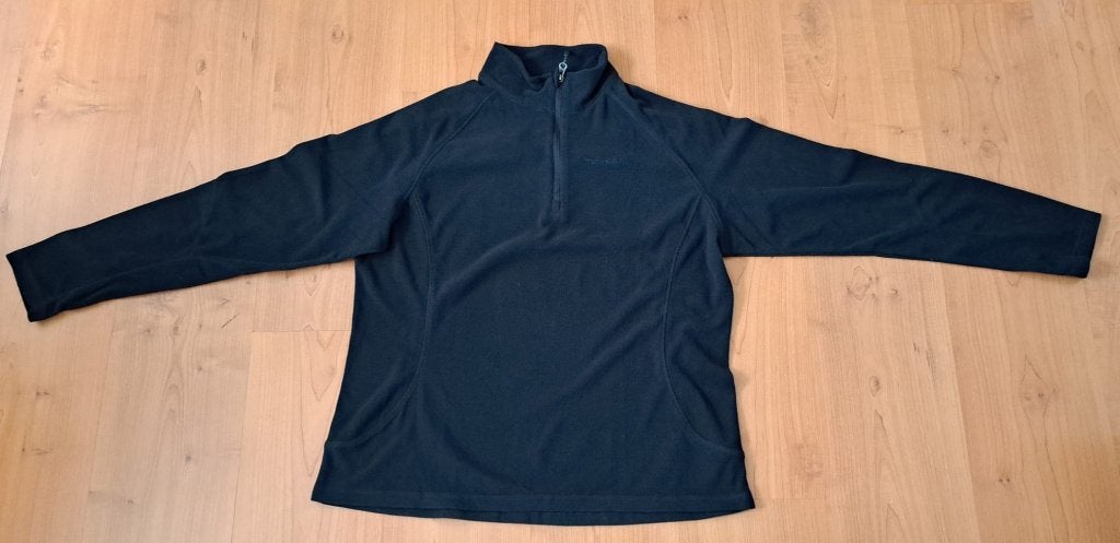Zwarte dames fleecetrui met rits van Tenson maat 46, Zwart, Tenson, Maat 46/48 (XL) of groter, Ophalen of Verzenden