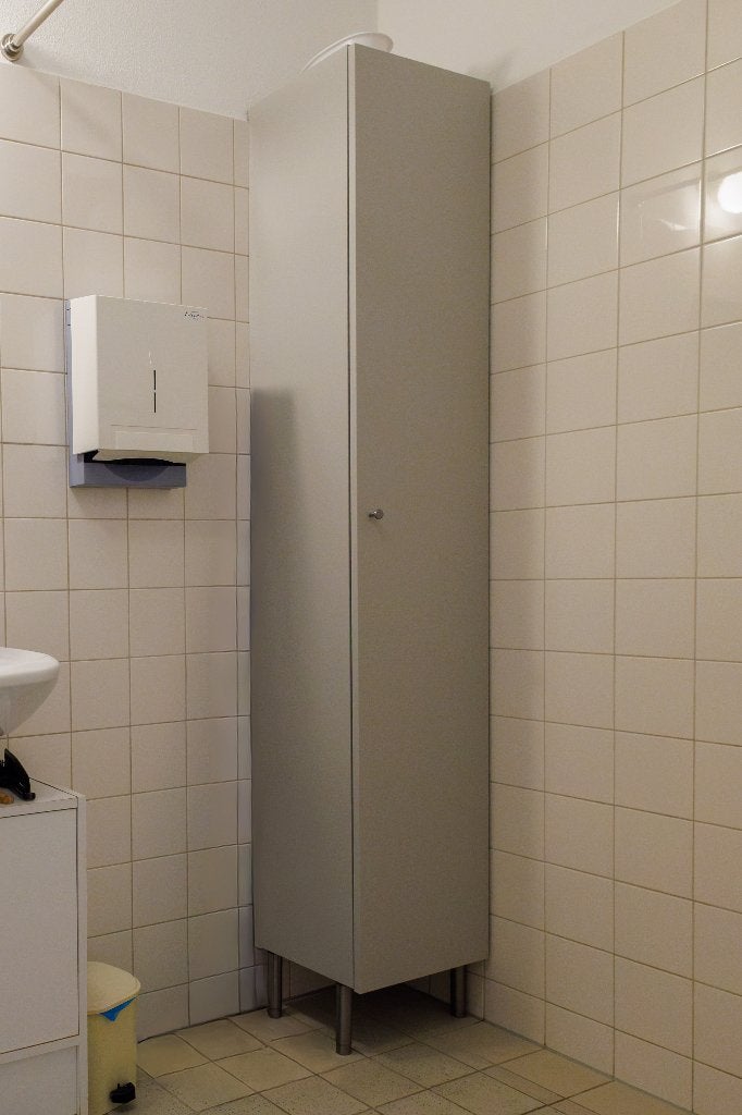 Badkamerkast, Huis en Inrichting, Badkamer | Badkamermeubels, Ophalen, (Half)hoge kast, Minder dan 50 cm, 200 cm of meer