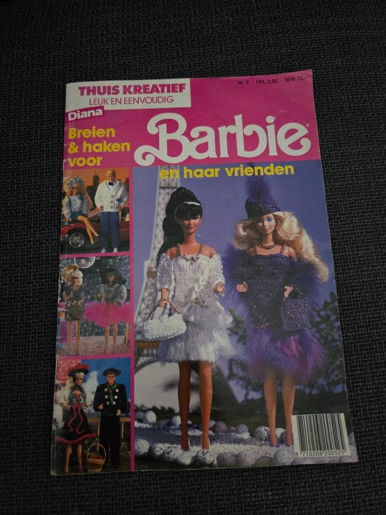 vintage barbie patronen boek, Verzenden, Gebruikt, Overige typen