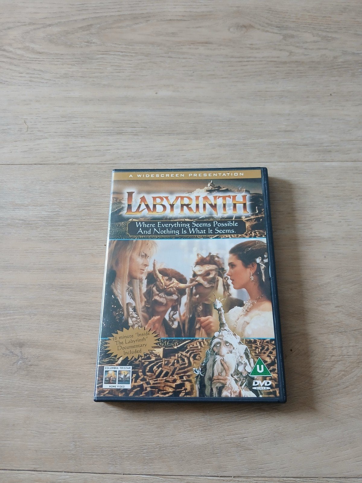 Labyrinth dvd inclusief bonus inside the Labyrinth, Alle leeftijden, Ophalen of Verzenden, Zo goed als nieuw