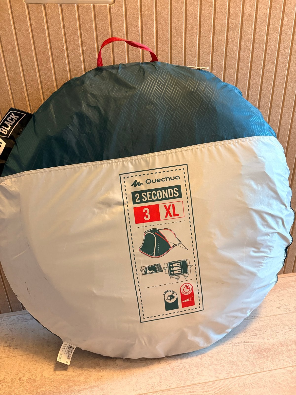 Quechua 2 Seconds 3 XL Tent - Fresh&Black - Decathlon, Ophalen, Gebruikt, Tot en met 3