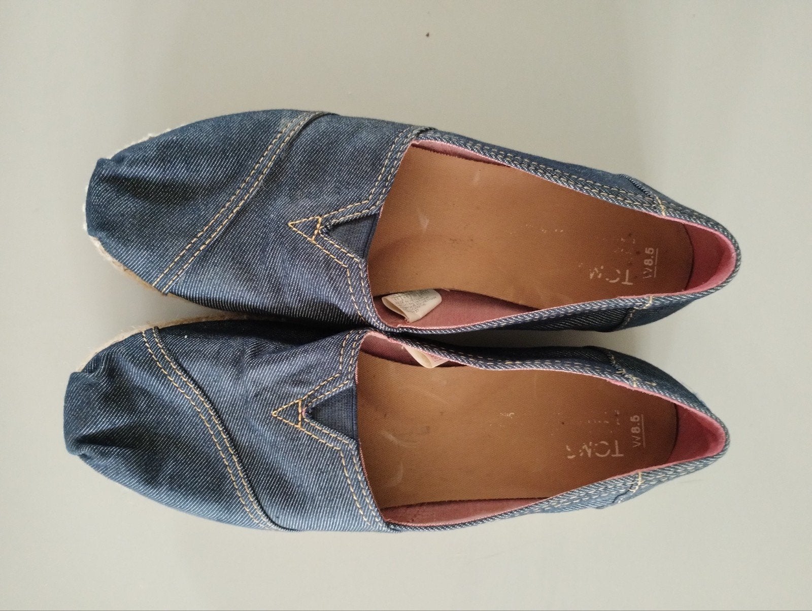 TOMS instappers - gratis af te halen, Ophalen, Gedragen, Blauw, Instappers