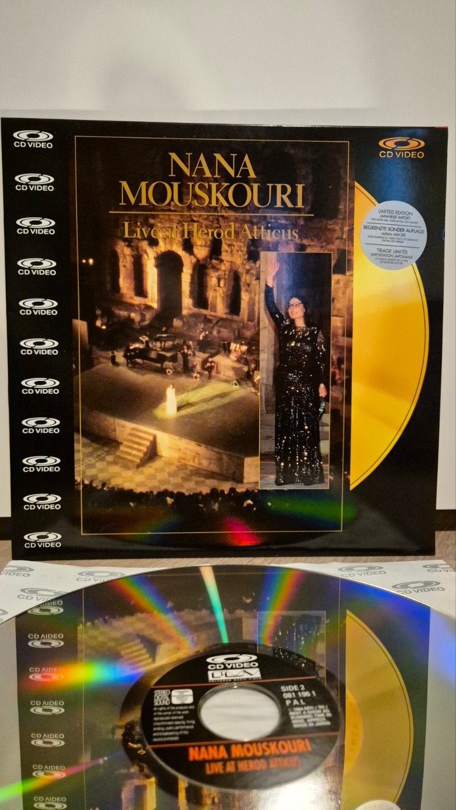 Nana Mouskouri Laserdisc, Ophalen of Verzenden, Zo goed als nieuw, Compilatie, LP