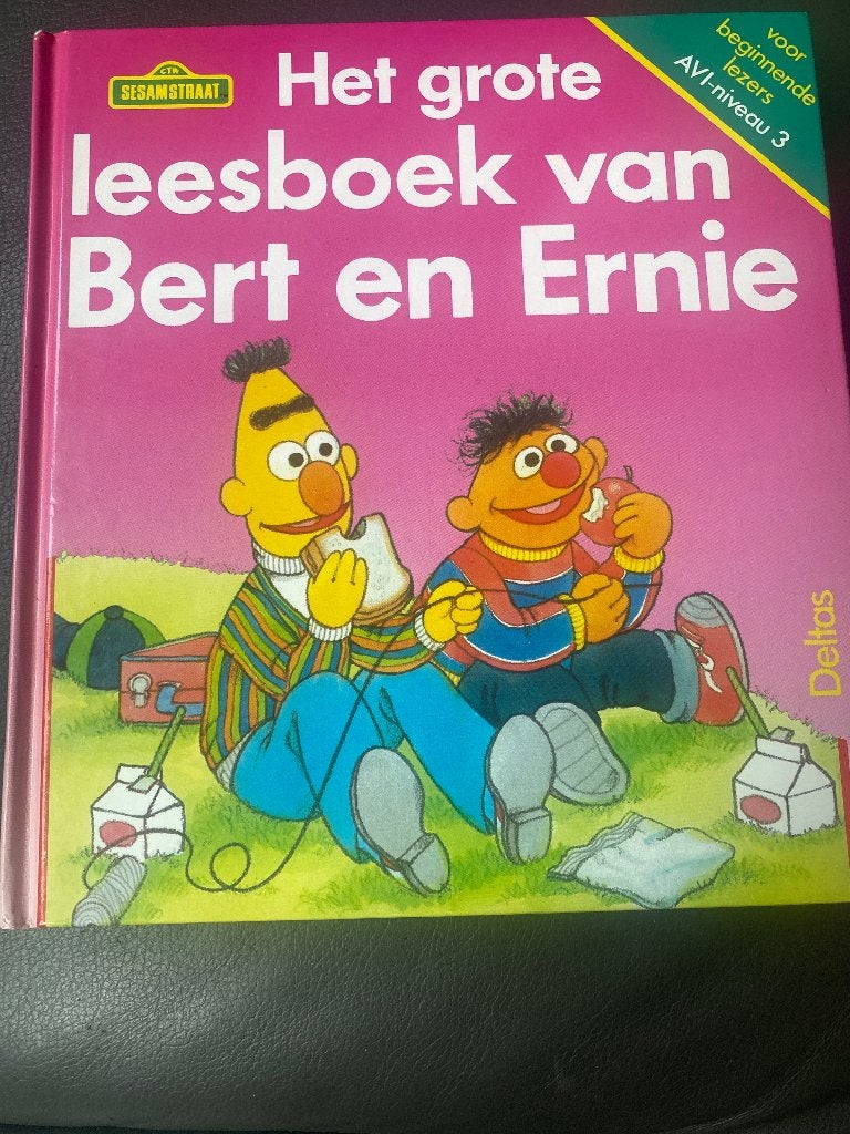Het grote leesboek van Bert en Ernie (AVI-niveau 3), Boeken, Gelezen, Fictie algemeen, Ophalen of Verzenden, Sesamstraat