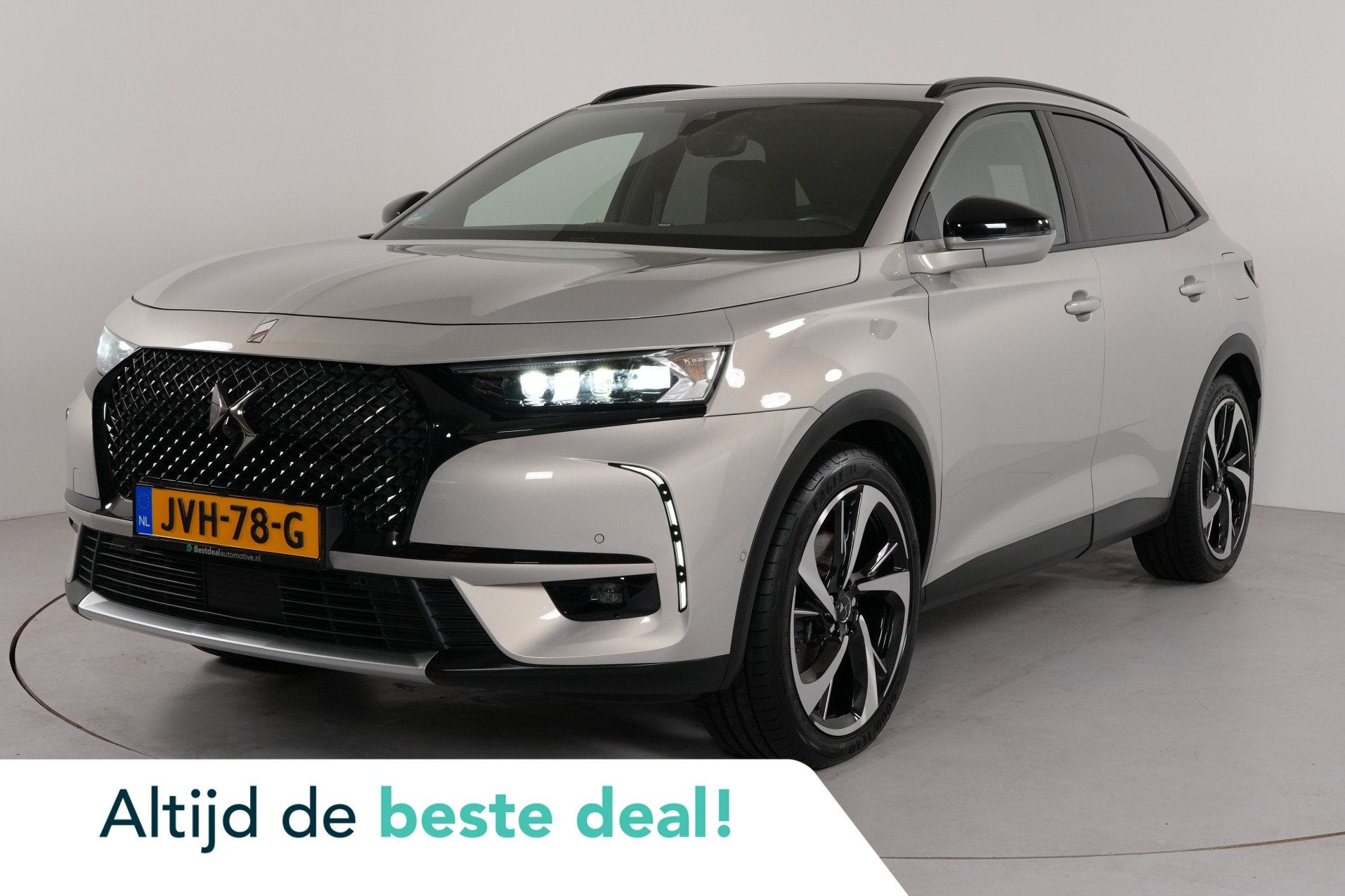 DS 7 E-Tense 1.6 PHEV 300 pk 4x4 | Pano | Leder | Massage |, Auto's, Automaat, Dealer onderhouden, 1800 kg, Gebruikt
