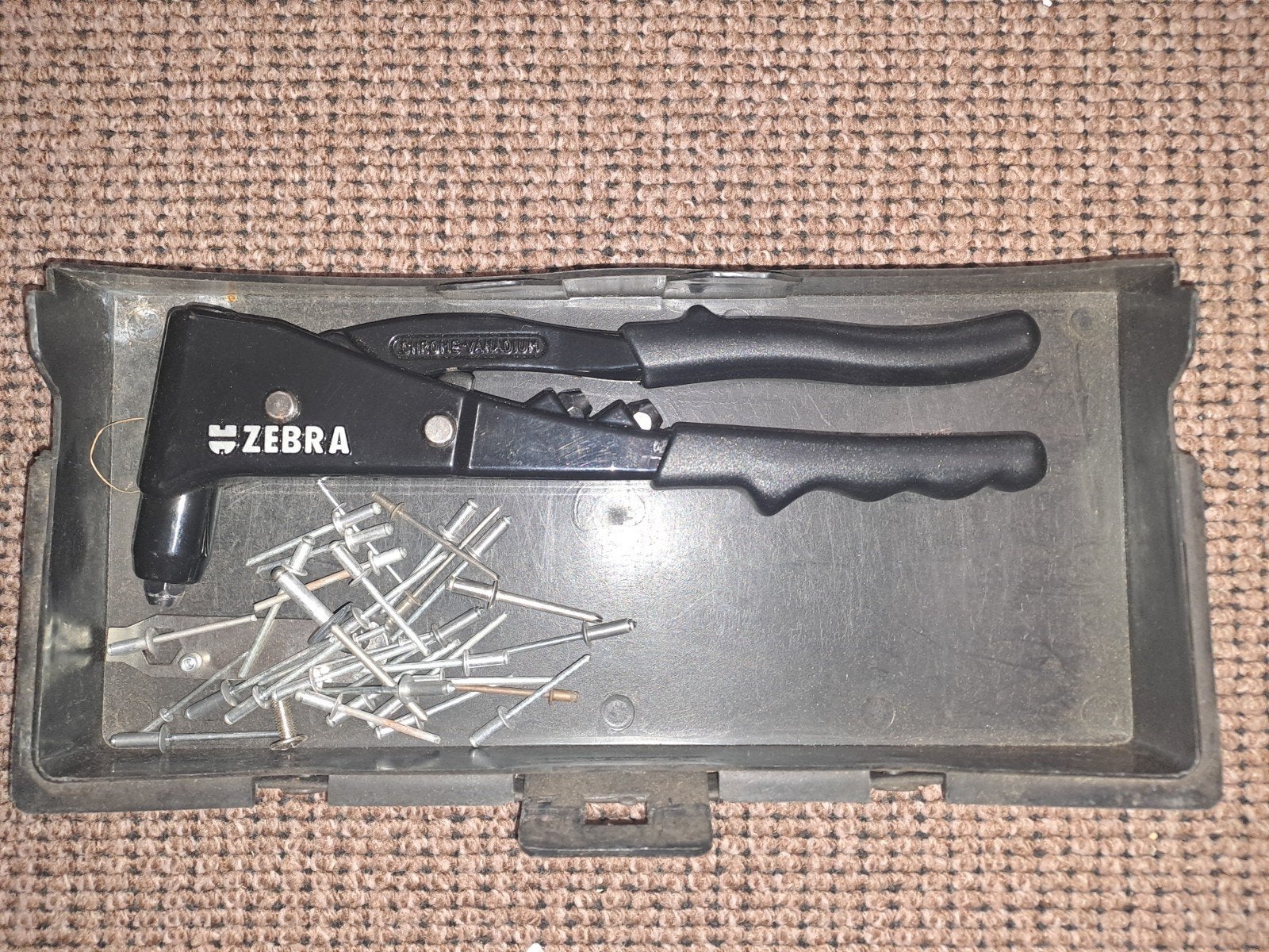 Zebra popnageltang, Ophalen of Verzenden, Gebruikt, Overige typen, Overige merken