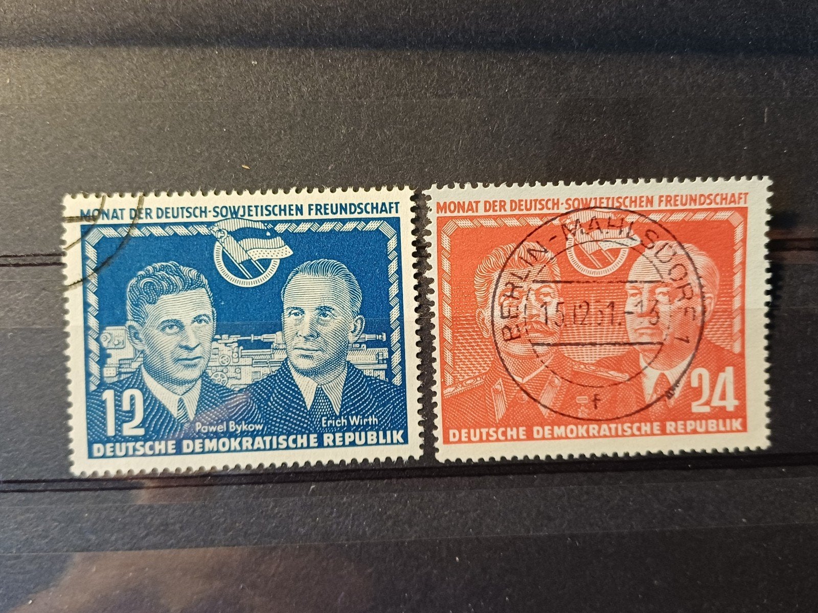 DDR 296-297 gestempeld, Ophalen of Verzenden, DDR, Gestempeld