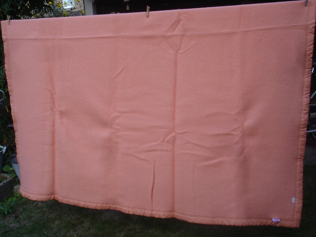 . -100 % wollen deken / 2 pers, Ophalen, Deken of Dekbed, Overige merken, Roze