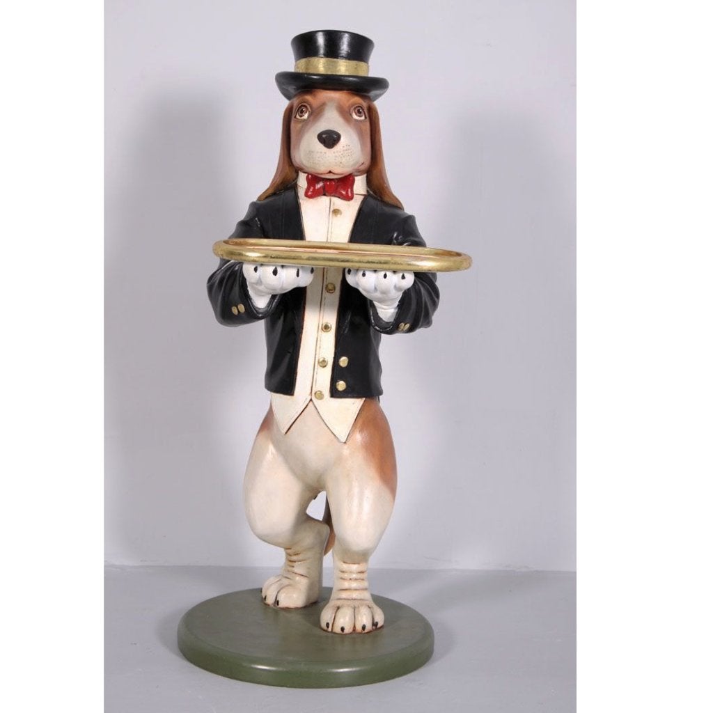 Beagle Butler – Honden Ober beeld Hoogte 96 cm, Verzamelen, Beelden en Beeldjes, Ophalen, Nieuw, Dier