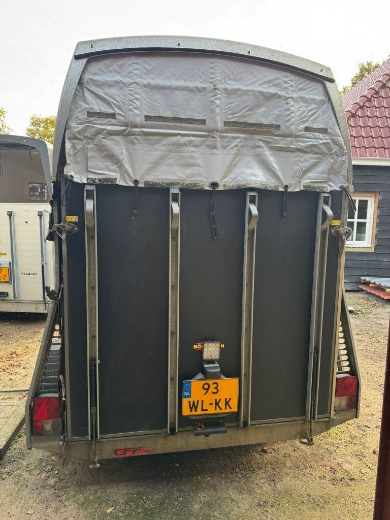 Bockman 2-paards trailer, paardentrailer, Ophalen, Gebruikt, Overige materialen, 2-paards trailer