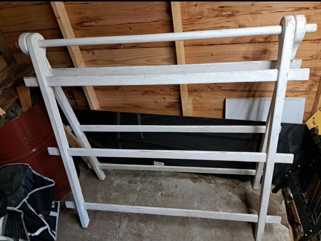 ***Houten droogrek / wasrek kleur wit ***, Ophalen of Verzenden, Gebruikt
