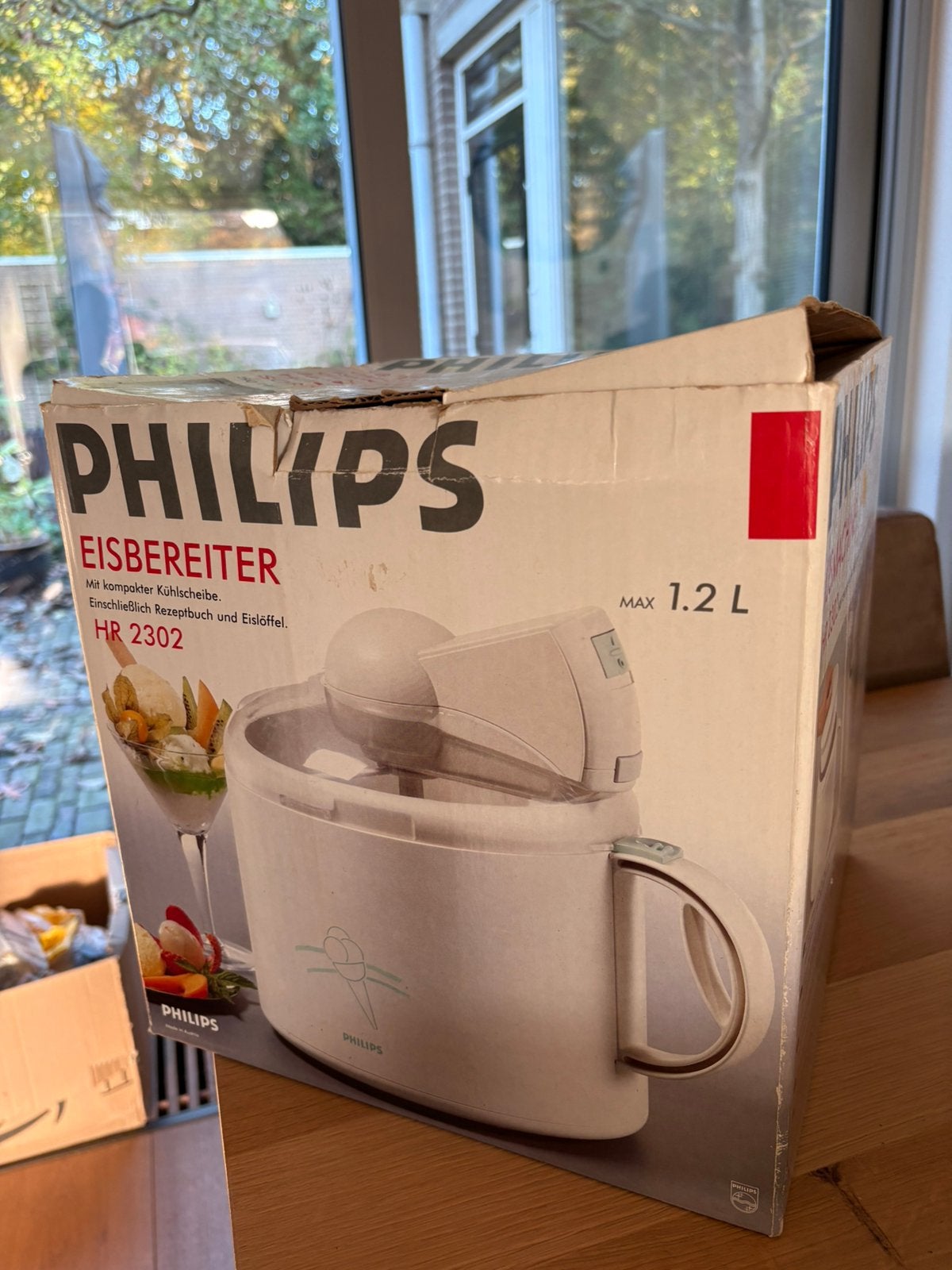 Philips HR2302 IJsmachine, Ophalen, Zo goed als nieuw