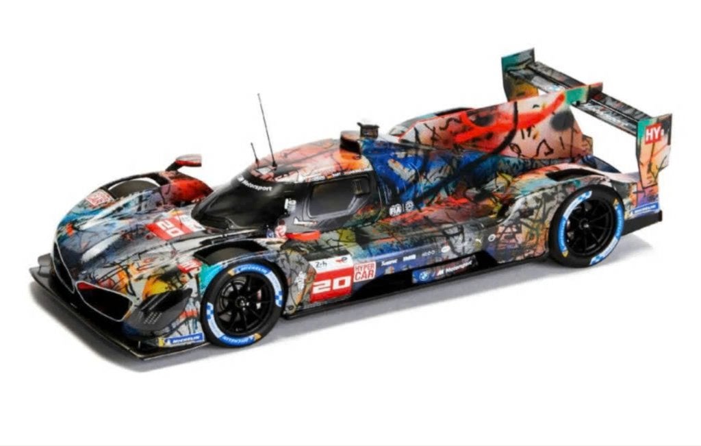 NIEUW BMW M ART CAR LM Hybrid 2024 Mehretu Spark 1:18 WRH, Hobby en Vrije tijd, Modelauto's | 1:18, Verzenden, Nieuw, Auto, Bburago