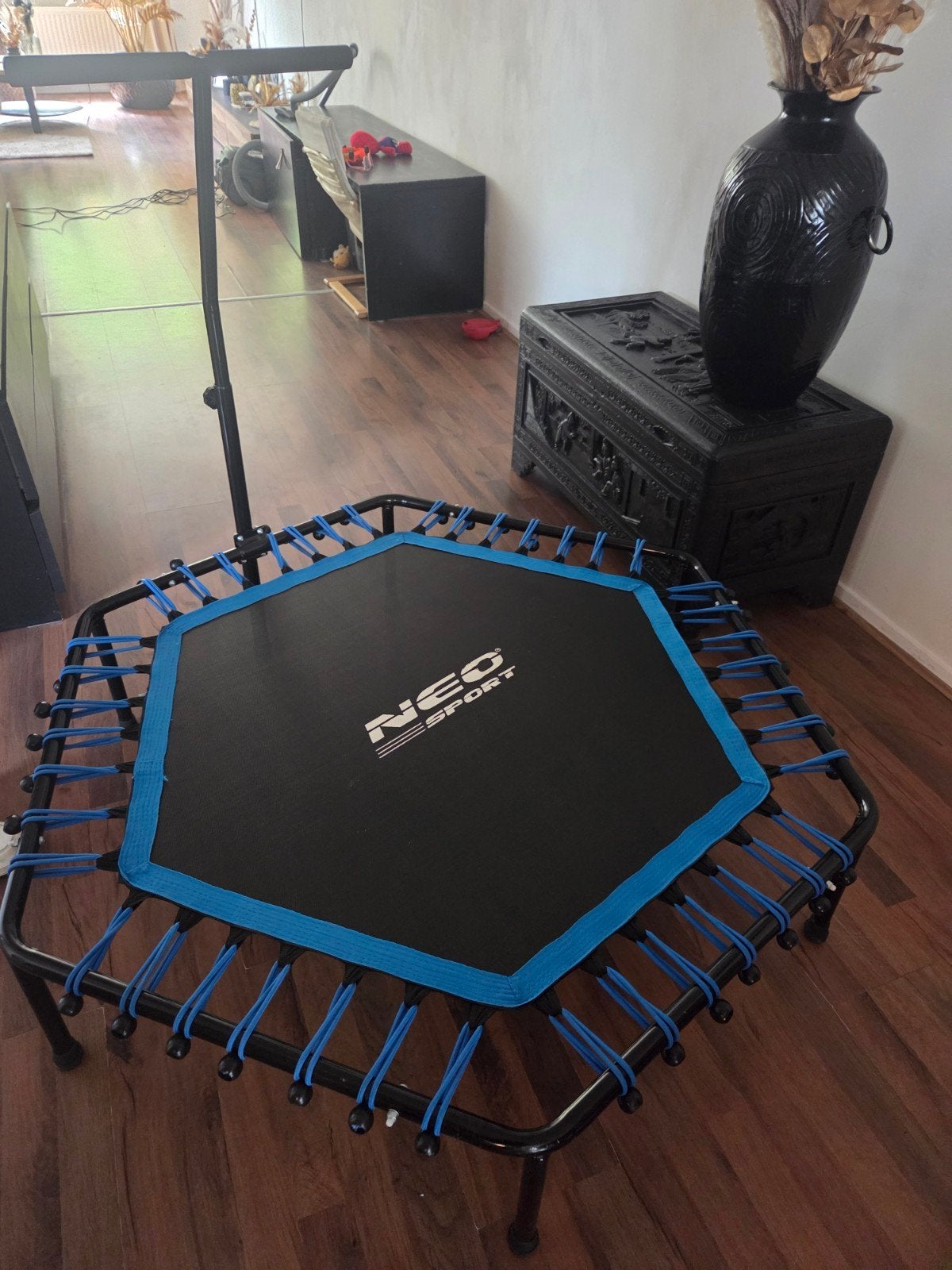 Fitness trampoline nieuw!, Sport en Fitness, Springtouwen, Ophalen of Verzenden, Zo goed als nieuw