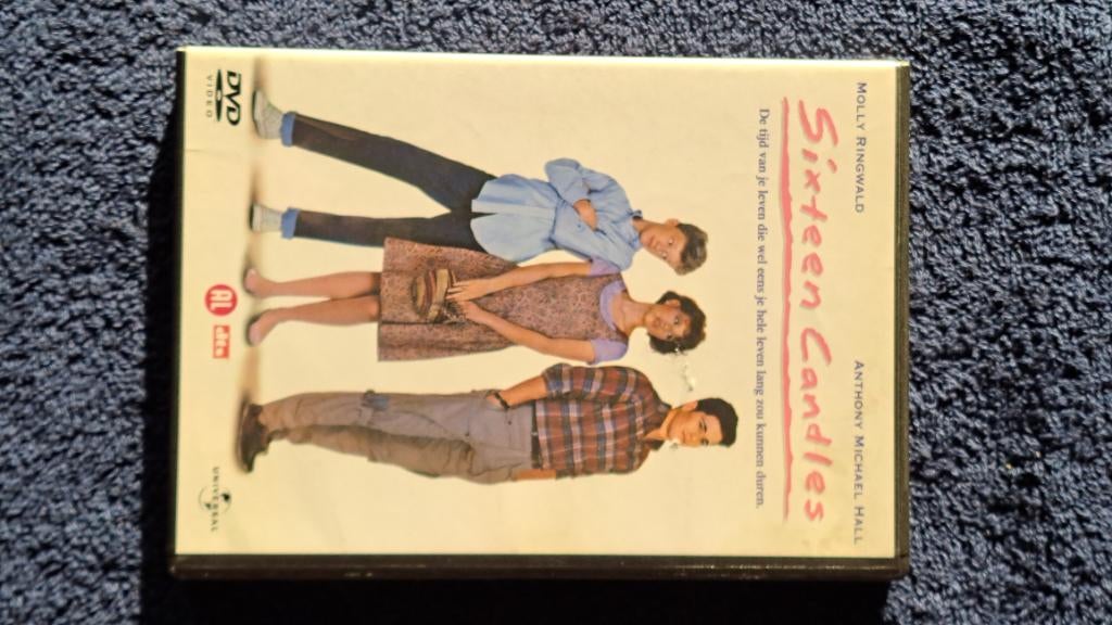 Sixteen Candles "Molly Ringwald, Anthony Michael Hall", Alle leeftijden, Ophalen of Verzenden, Zo goed als nieuw, Romantische komedie