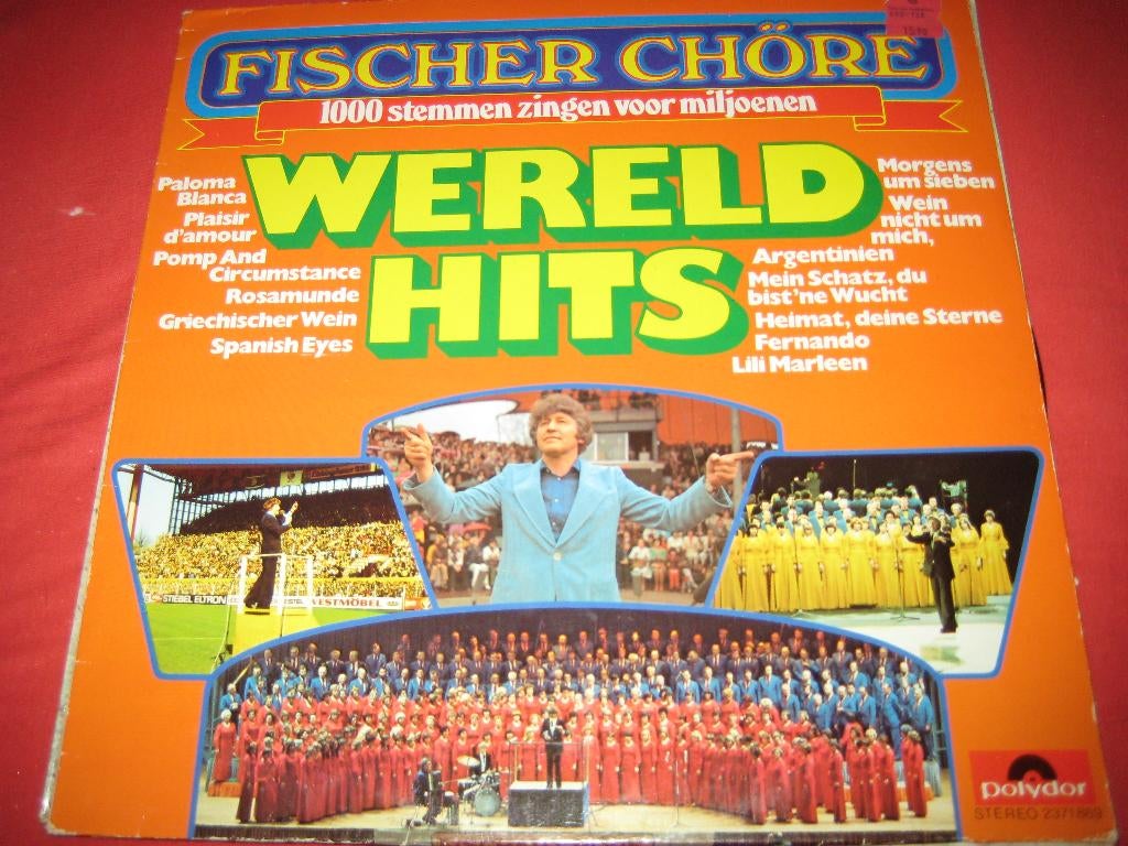 LP, Fischer Chöre: Wereld Hits, Ophalen of Verzenden, Zo goed als nieuw, 12 inch