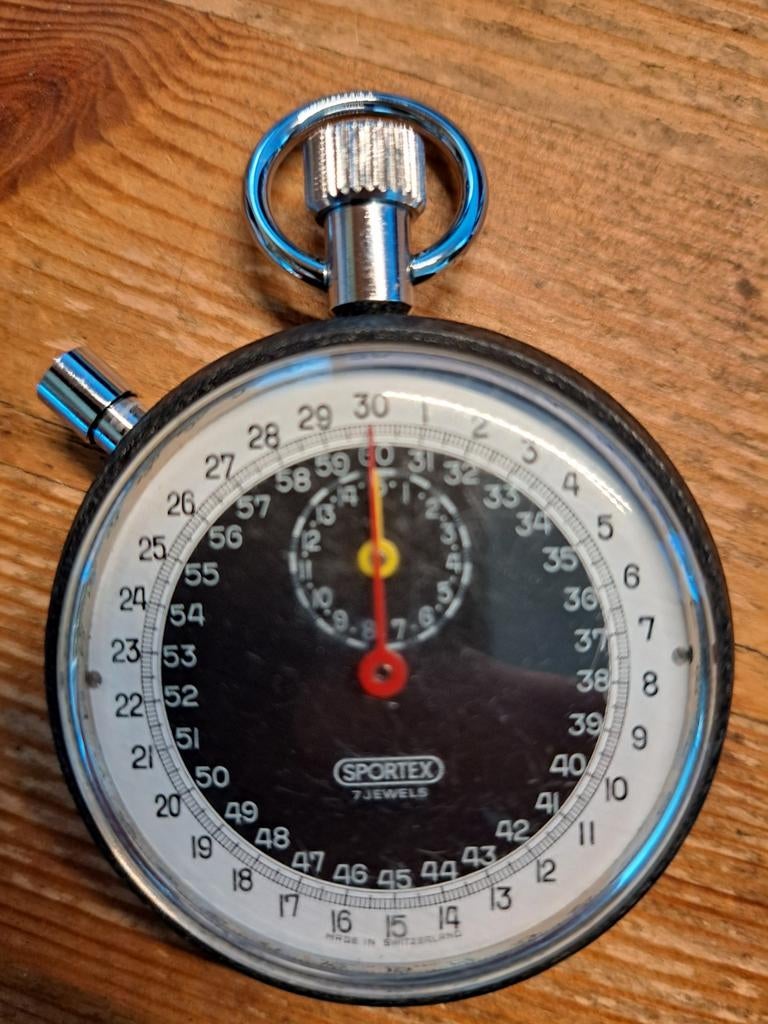Stopwatch. Sportex. Heuer-Leonidas. Swis made., Ophalen, Gebruikt, Overige typen, Overige merken