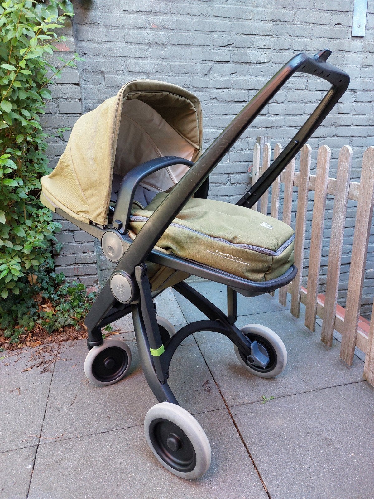 Green Tom reversible kinderwagen met Classic bekleding etc., Ophalen, Gebruikt, Zonnekap