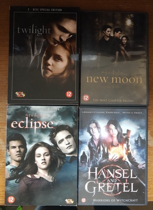 4x/ 3x The Twilight Saga 2x2-Disc Special + Hansel & Gretel, Engels, Alle leeftijden, Nederlands, Fantasy