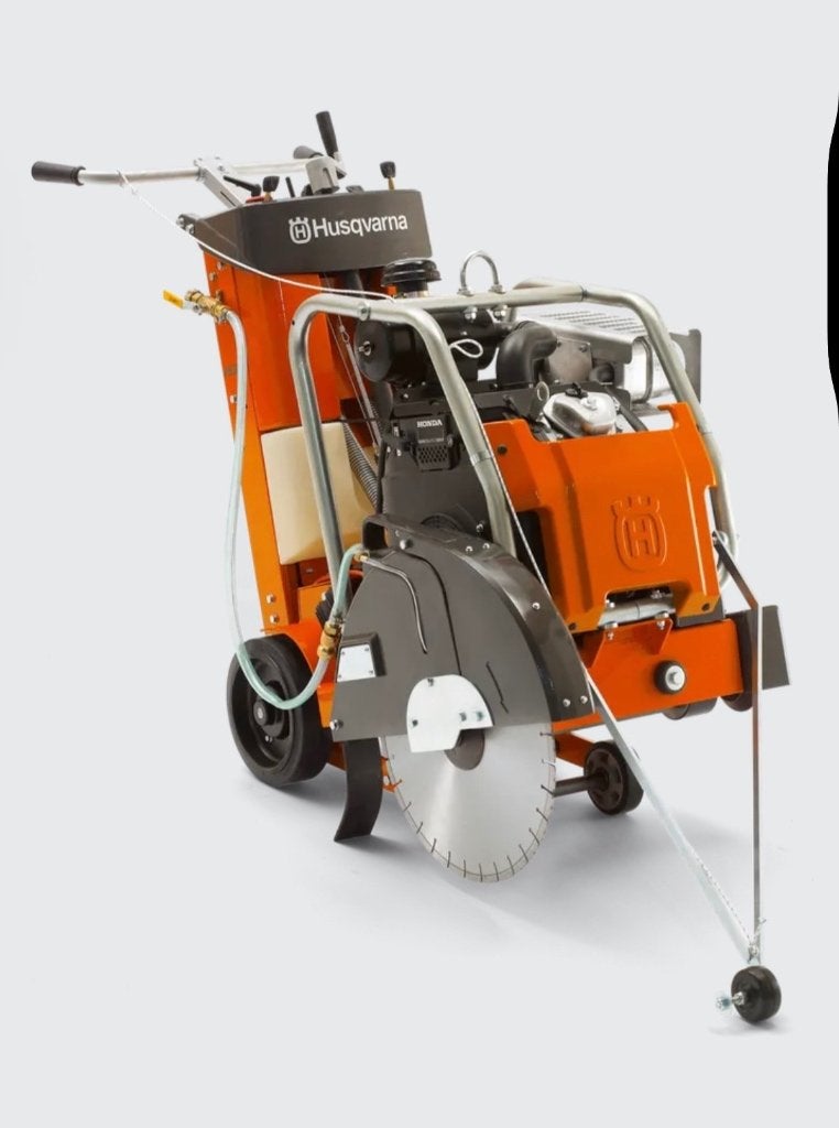 Husqvarna FS524 vloerenzaag. Met Gesloten aanhangwagen.., Doe-het-zelf en Verbouw, Gereedschap | Zaagmachines, Ophalen, Gebruikt