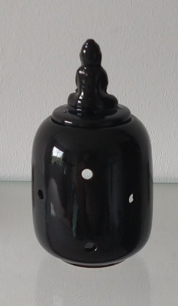 waxine aroma olie brander Sajoui, zwart, volgnr 32, Overige materialen, Geurverspreider, Nieuw, Ophalen of Verzenden